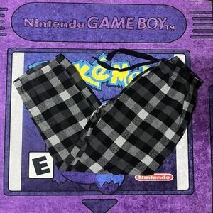 Grey and black medium baggy woman pajama pants